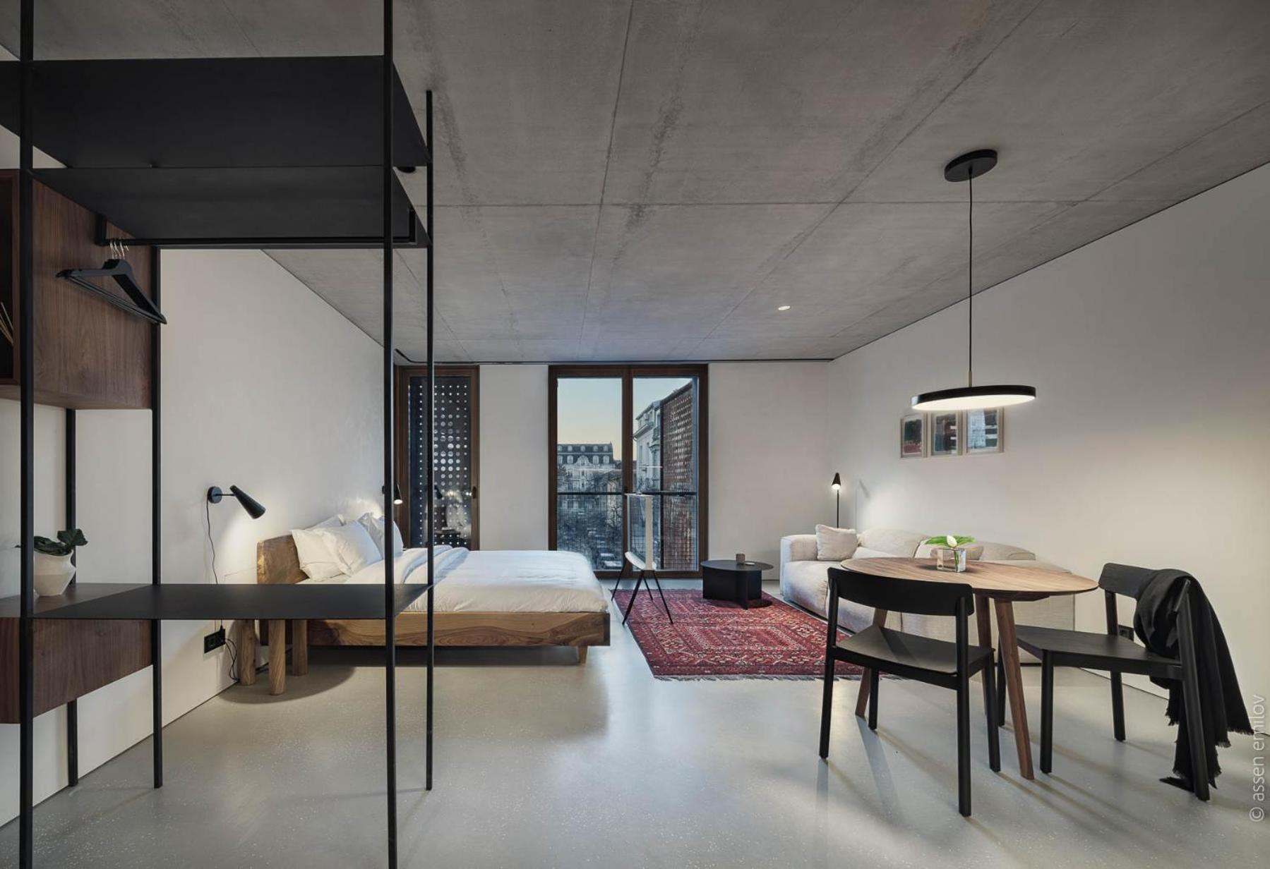Studio with Balcony